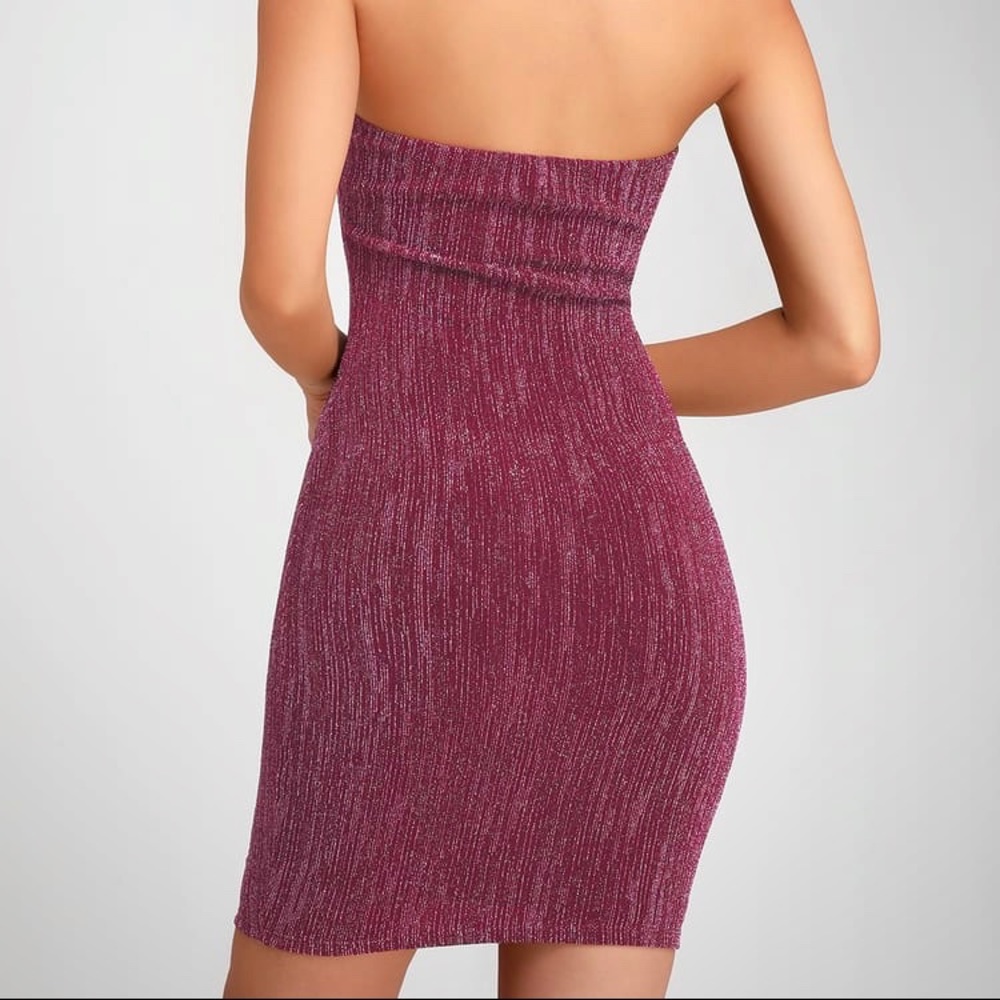 SEXY “Downtown Friday’s” Strapless Bodycon Dress - Picture 10 of 12